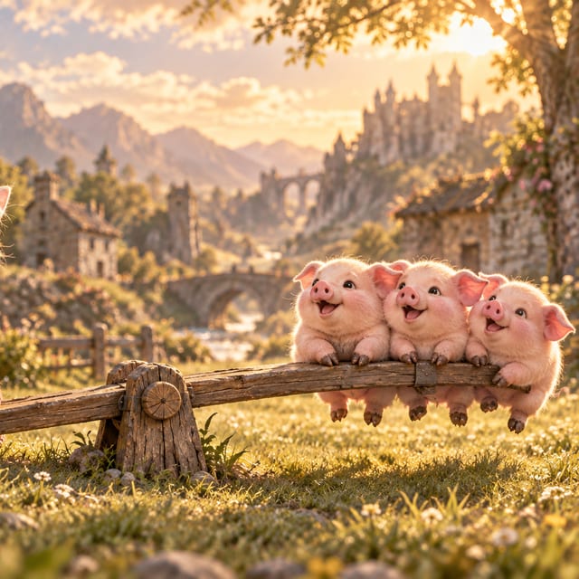 Three piglets have filed a balance complaint.